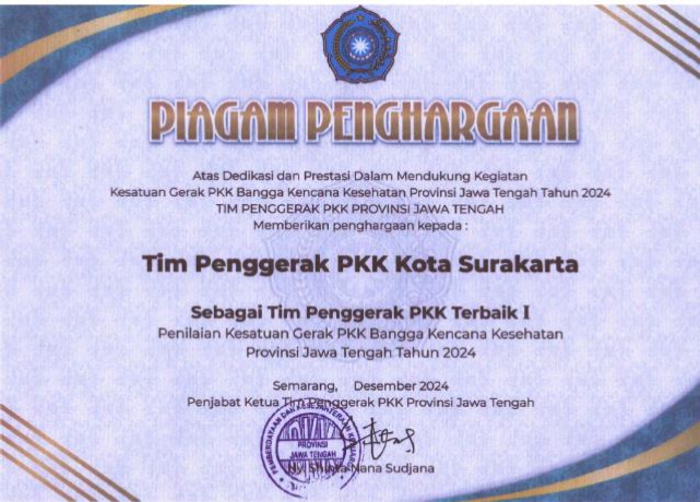PIAGAM PENGHARGAAN TIM PENGGERAK PKK 2024_001 Piagam Penghargaan Sebagai TIM Penggerak PKK Terbaik 1