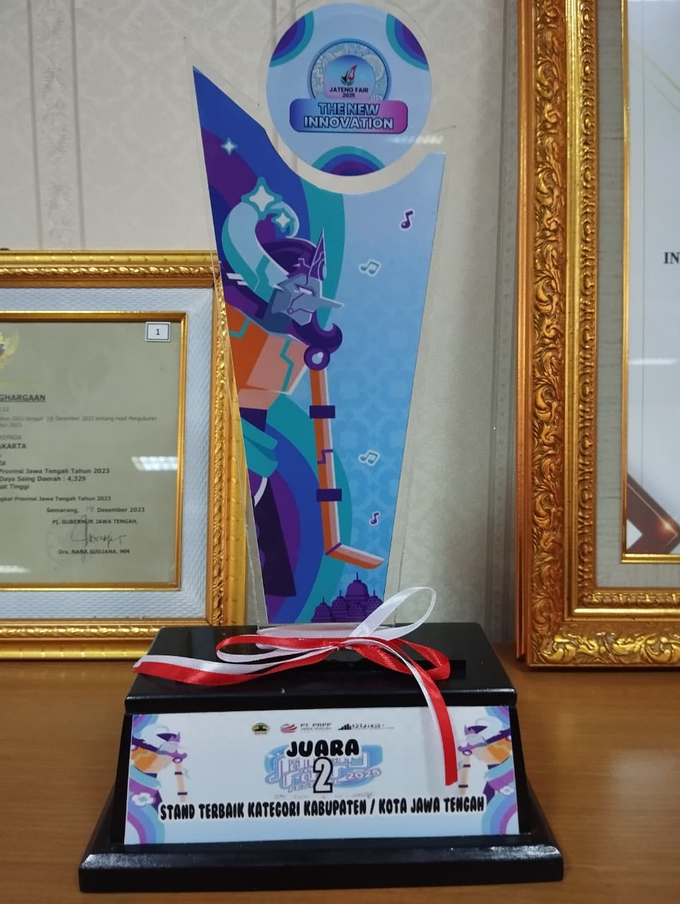 Stand Terbaik Jateng Fair Juara 2 Stand Terbaik Kategori Kabupaten atau Kota Jawa Tengah