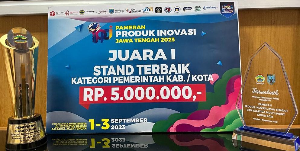 Stand Terbaik PPI Juara 1 Stand Terbaik Kategori Pemerintah Kabupaten atau Kota Tahun 2023